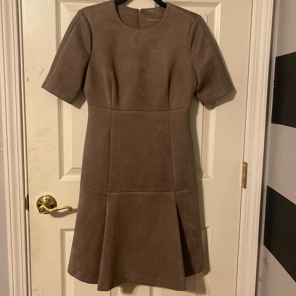 CK Moleskin texture dress